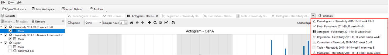 Figure: Multi-Datasets Window